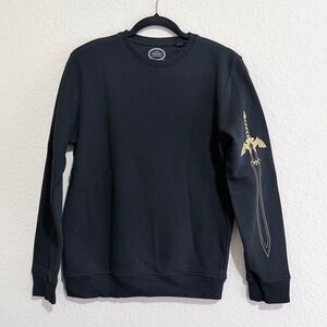 Nintendo The Legend of Zelda Tears of the Kingdom Master Sword Icon Black Size S